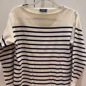 Saint James - Boat Neck Brenton Stripe - Size M